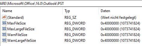 Dateien in Outlook