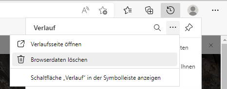 Browserdaten löschen