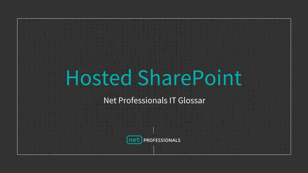 Hosted SharePoint Definition